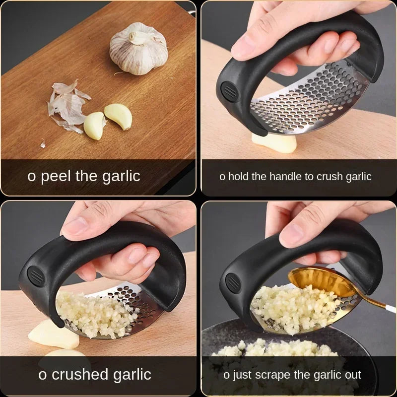 Stainless Steel Garlic Press