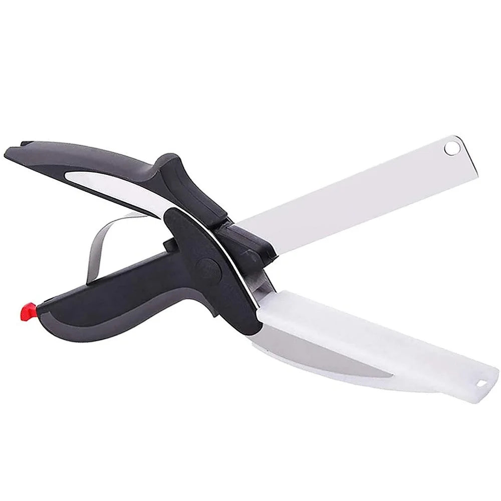 Household Vegetable Scissors 2 In 1 Multi Kitchen Tool Fruit Knife