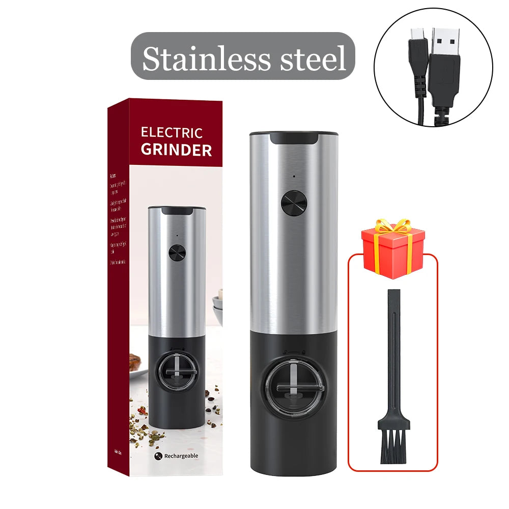 USB Rechargeable Electric Salt Pepper Grinder