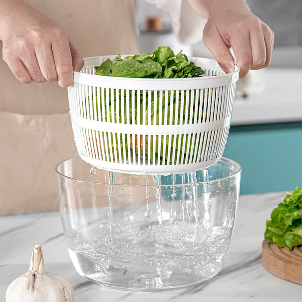 3-in-1 Handheld Salad Spinner