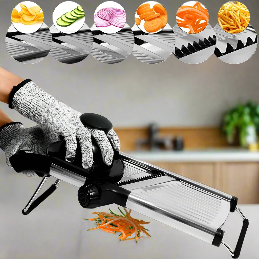 Adjustable Mandoline Slicer Stainless Steel