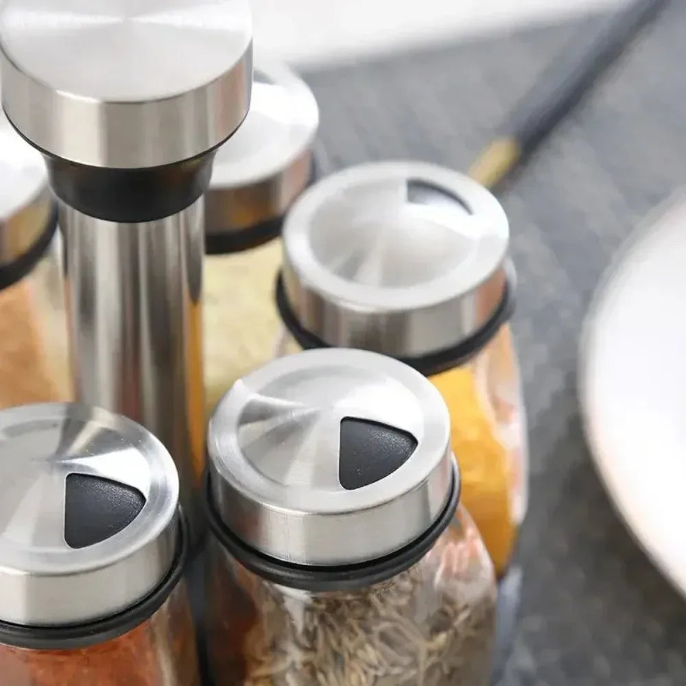 Spice Jar Set Rack