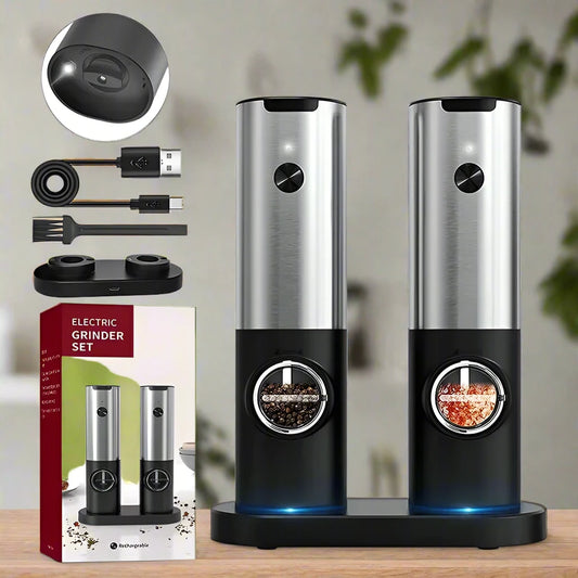 USB Rechargeable Electric Salt Pepper Grinder