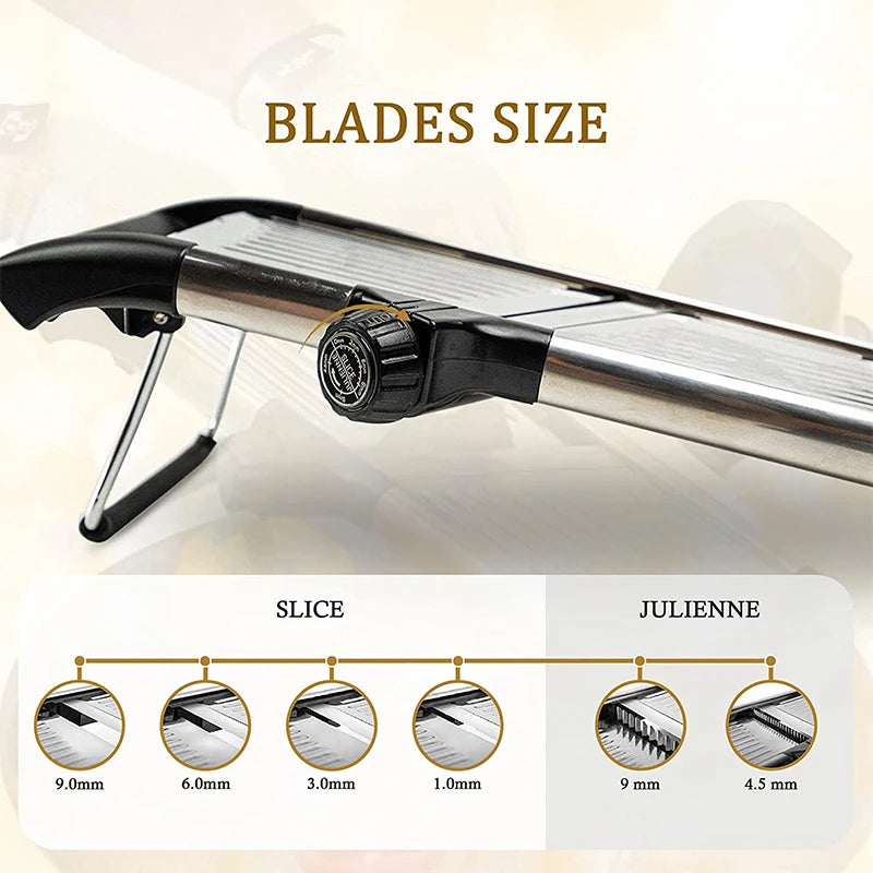 Adjustable Mandoline Slicer Stainless Steel