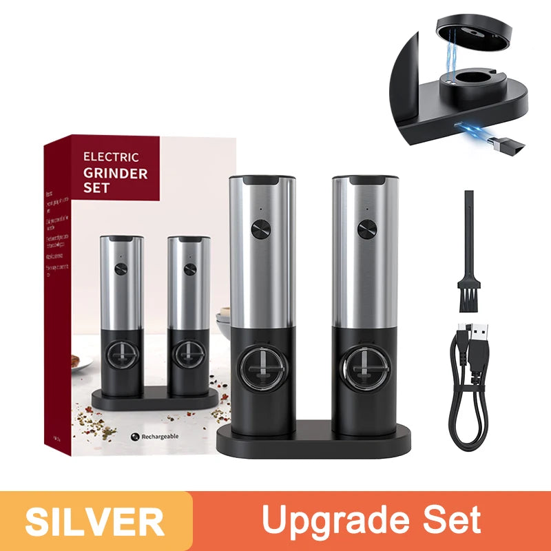 USB Rechargeable Electric Salt Pepper Grinder