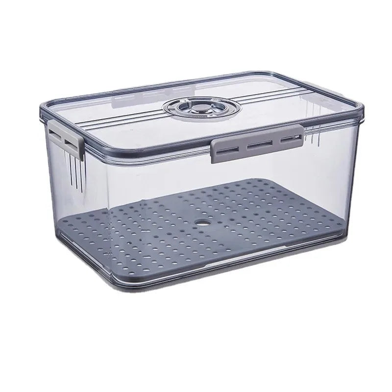 Refrigerator Storage Box Transparent Food Grade PET Plastic Storage Box